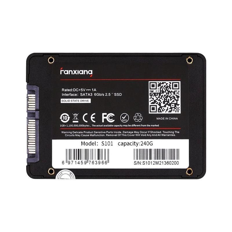 Sdd 2.5 240Gb Fanxiang S101 Sata 3 Preto - HD SSD - Magazine Luiza